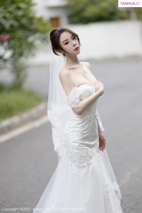 梦心玥  [XiuRen]高清写真图 2023.08.30 No.7310 梦心玥 婚纱美腿第5张图片